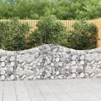 vidaXL Schanskorven 5 st gewelfd 200x30x80/100 cm, 100 cm of meer, Verzenden, Nieuw, Metaal