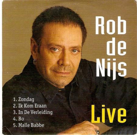 cd single card - Rob de Nijs - Live, Cd's en Dvd's, Cd Singles, Zo goed als nieuw, Verzenden