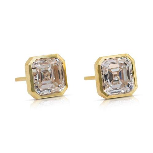 Oorbellen - 18 karaat Geel goud - 3.03ct. tw. Diamant, Sieraden, Tassen en Uiterlijk, Oorbellen