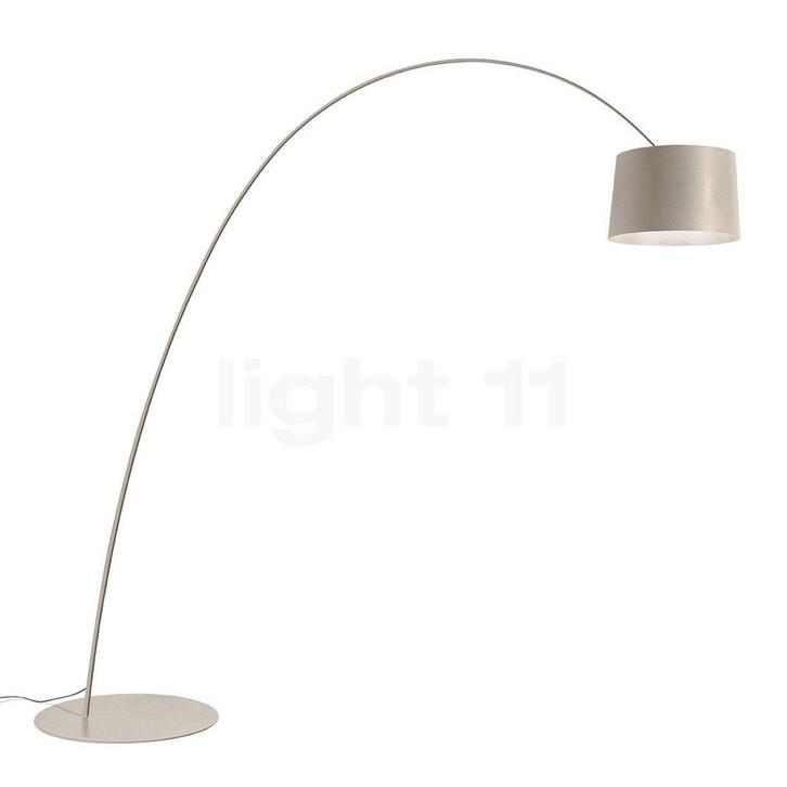 Foscarini Twiggy Elle Booglamp LED, greige - MyLight, Huis en Inrichting, Lampen | Vloerlampen, Nieuw, Verzenden