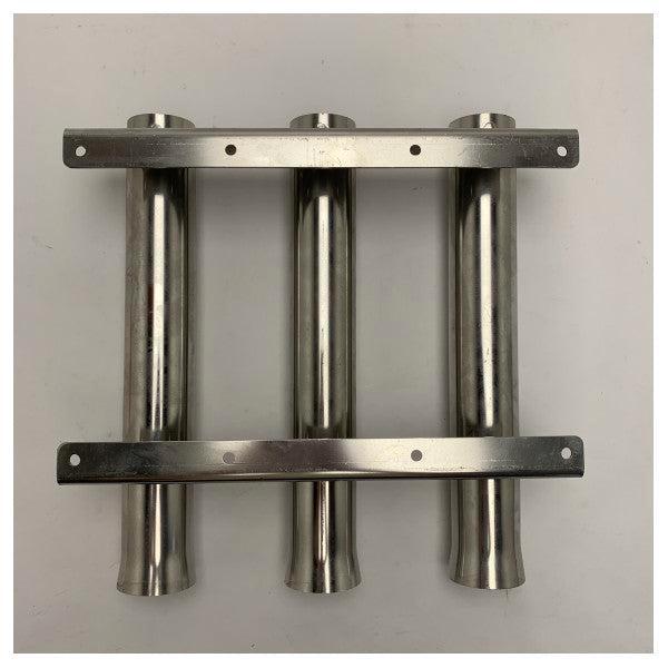 Bieden: Nautinox Marine Stainless Steel Fishing Rod Holder, Watersport en Boten, Navigatiemiddelen en Scheepselektronica, Kabel of Apparatuur