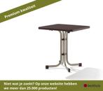 Sieger Boulevard klaptafels staalbuis/Mecalit Pro 70 cm tot, Ophalen of Verzenden, Nieuw, Kunststof