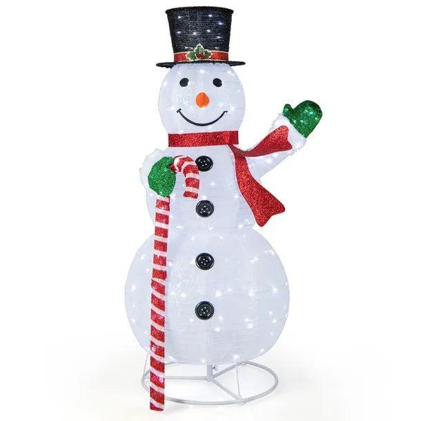 2dekans | Coast Sneeuwpop - 180 Lampjes - Metaal & Polyester, Diversen, Kerst, Zo goed als nieuw, Ophalen of Verzenden