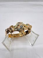 Armband - 18 karaat Geel goud - Borbonisch met glazuren, Sieraden, Tassen en Uiterlijk, Nieuw