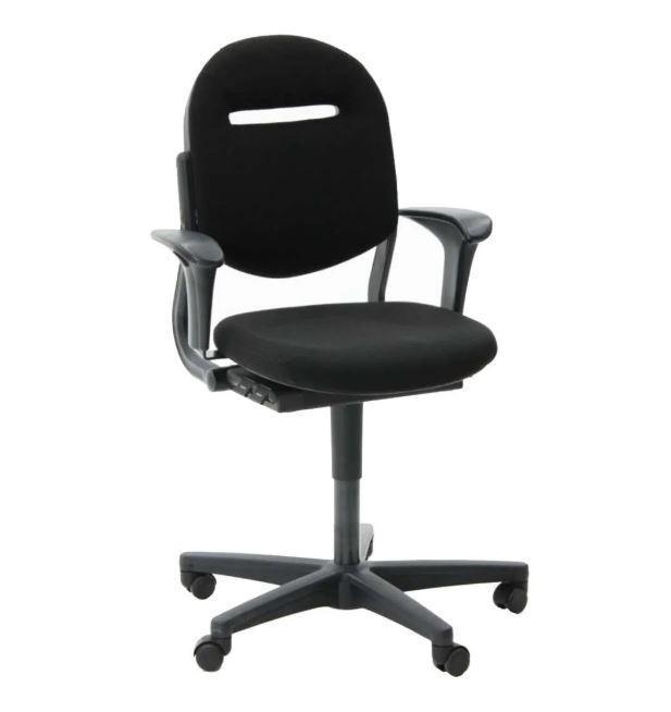 Ahrend 220 Refurbished Bureaustoel, Huis en Inrichting, Bureaustoelen, Bureaustoel, Zwart, Gebruikt, Ophalen of Verzenden