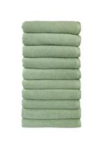 10 stuks handdoeken, 50x100 cm, 100% Biologisch - Vegan, Ophalen of Verzenden, Nieuw, Groen, Handdoek