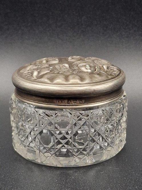 Levi and Salaman - Pot (3) - Kristal, Zilver - Sterling, Antiek en Kunst, Antiek | Goud en Zilver