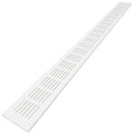 Ventilatiestrip aluminium LxH 800 x 60mm (G61-8006W), Doe-het-zelf en Verbouw, Ventilatie en Afzuiging, Nieuw, Verzenden