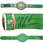 Mike Tyson - Gesigneerde groene WBC wereldkampioensriem -, Nieuw