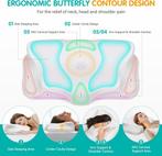 Ergonomisch hoofdkussen - Nekklachten - 40x60 cm - Wit - Eho, Huis en Inrichting, Verzenden, Zo goed als nieuw