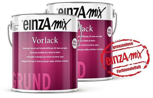 einzA Vorlack - Alle kleuren - 3 liter - grondverf, Doe-het-zelf en Verbouw, Verf, Beits en Lak, Verf, Overige kleuren, Nieuw