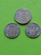 België. 5 Fr Misslagen 1958 + 1962 + ? (Zonder Minimumprijs), Postzegels en Munten, Munten | Nederland