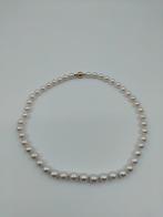 Kralensnoer - 18 karaat Geel goud Parel - Perles 8.65mm, Sieraden, Tassen en Uiterlijk, Antieke sieraden