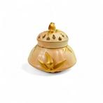 Royal Worcester - Art Nouveau blush ivory pot pourri vase