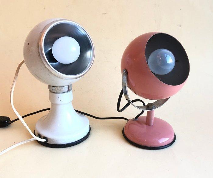 Tafellamp - space ball - Metaal - Twee tafellampen., Antiek en Kunst, Kunst | Designobjecten