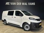 Opel Vivaro 2.0 CDTI 123pk L3H1 Dubbele Cabine Euro6 Airco |, Stof, Gebruikt, Wit, Dealer onderhouden