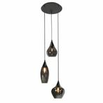 Ronde glazen Hanglamp Ø30cm 3 lichts | Cambio, Nieuw, Ophalen of Verzenden, Glas, 75 cm of meer