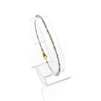 9 Krt. ongeslepen diamant armband | 19,5 cm (ruwe diamant), Sieraden, Tassen en Uiterlijk, Antieke sieraden, Ophalen of Verzenden