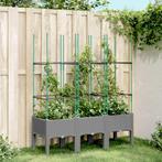 vidaXL Plantenbak met latwerk 120x40x142,5 cm polypropeen, Tuin en Terras, Verzenden, Nieuw, Kunststof