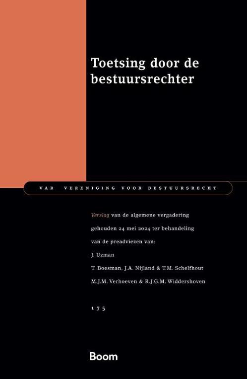 Toetsing door de bestuursrechter / Van vereniging voor, Boeken, Wetenschap, Zo goed als nieuw, Verzenden