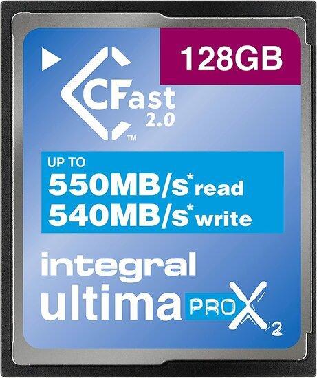 CFast UltimaPro X2 128GB 550 MB/sec, Audio, Tv en Foto, Fotografie | Accu's en Batterijen, Nieuw, Ophalen of Verzenden