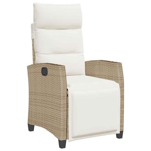 Poly Rattan Tuinstoel met Tafel: Tweedekansje voor Jou!, Tuin en Terras, Tuinstoelen, Verstelbaar, Nieuw, Rotan, Ophalen of Verzenden