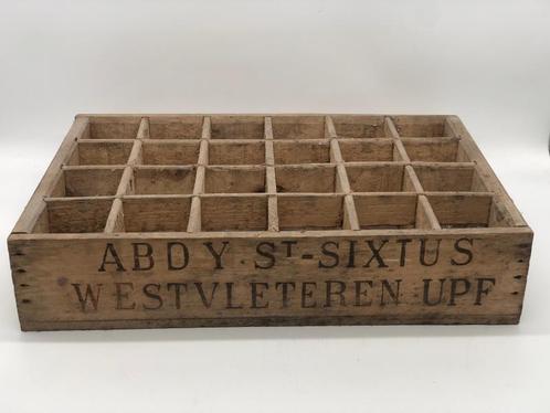Wooden vintage crate Westvleteren brewery, Verzamelen, Wijnen, Overige gebieden, Overige typen, Nieuw, Ophalen of Verzenden