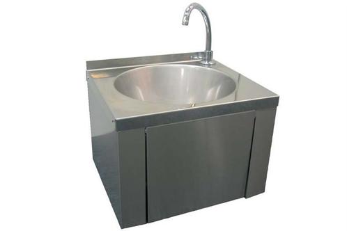 Handwasbak met rond spoelbakje, zonder rugwand, Zakelijke goederen, Horeca | Keukenapparatuur, Nieuw zonder verpakking, Ophalen of Verzenden