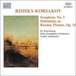 cd - Rimsky-Korsakov - Symphony No. 3 â¢ Sinfonietta On., Cd's en Dvd's, Cd's | Overige Cd's, Zo goed als nieuw, Verzenden