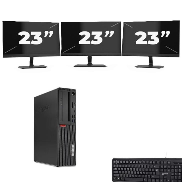 Lenovo ThinkCentre M720s SFF - Intel Core i3-9e Generatie -, Computers en Software, Desktop Pc's, Nieuw, Verzenden