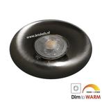 LED spot GU10 7Watt rond NIKKEL dimbaar, Ophalen of Verzenden, Nieuw