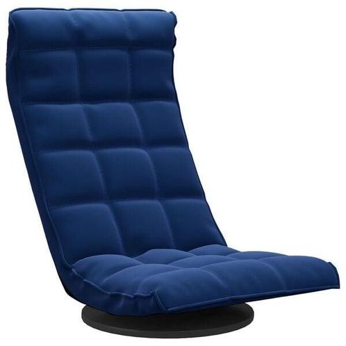 Draaibare Vloerstoel Blauw Fluweel | Retourdeal | 55% Kor..., Huis en Inrichting, Stoelen, Blauw, Nieuw, Ophalen of Verzenden