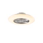 Plafondventilator zilver incl. LED met ster effect dimbaar -, Huis en Inrichting, Lampen | Overige, Nieuw, Overige stijlen