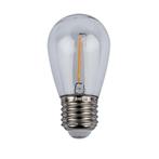 S14 E27 dimbare kuntstof led-lamp voor prikkabel 2W - 2200K, Tuin en Terras, Nieuw, Minder dan 50 watt, Overige typen, Netvoeding