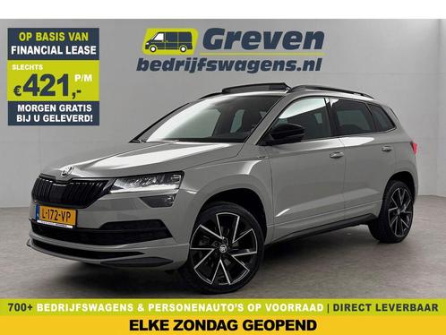 Škoda Karoq 1.5 TSI ACT 150PK Sportline Business Pano Sfeer, Auto's, Skoda, Automaat, Benzine, Zilver of Grijs, Verzenden