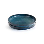 Nieuw! | Set van 2 diepe borden in aardewerk, Onda | blauw, Nieuw, Verzenden