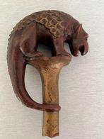 Beeld, Model voor knop van wandelstok - 16.5 cm - Was - 1920