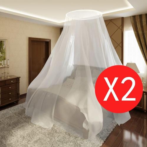 Klamboe muggennet 2 stuks rond 56 x 325 x 230 cm, Caravans en Kamperen, Kampeeraccessoires, Nieuw, Verzenden