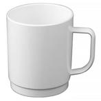 GGM Gastro | (50 stuks) Polycarbonaat thee / koffiekop, Wit, Huis en Inrichting, Verzenden, Nieuw, Effen, Kop(pen) en/of Schotel(s)