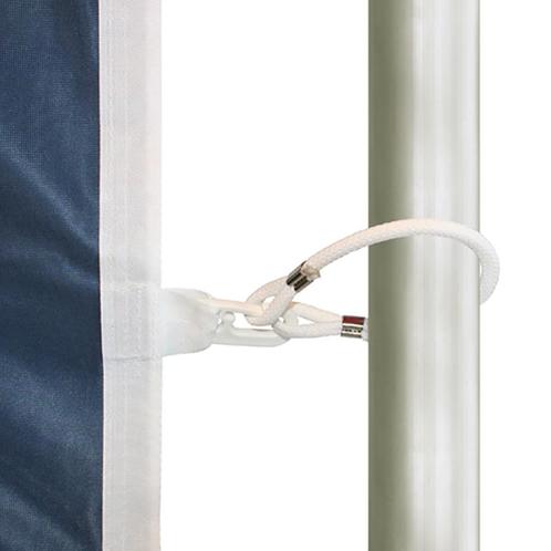 Mastbandje-Conisch aluminium 5-9 meter hoogte (38-40cm), Diversen, Vlaggen en Wimpels, Nieuw