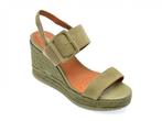 Geox Sandalen - kaki, D35GVB, suède - mt 38, Kleding | Dames, Verzenden, Nieuw