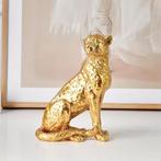 Gouden Luipaard Sculptuur | Luxe Decoratie voor Interieur, Hobby en Vrije tijd, Schilderen, Verzenden, Nieuw