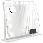 TRUUSK LED-make-upspiegel - 3 Lichtmodi - Dimbaar - Aanraakb, Huis en Inrichting, Tafels | Kaptafels, Verzenden, Nieuw