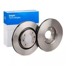 Delphi remschijven (SET) Voor Citroën DS3 C2 C3 C4 Peugeo.., Auto-onderdelen, Remmen en Aandrijving, Nieuw, Ophalen of Verzenden