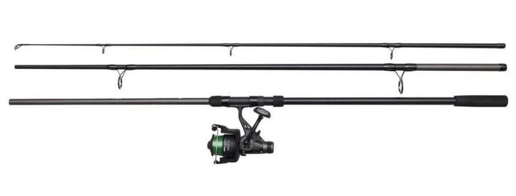 DAM Full Tech Carp Karperhengel 12ft 3lb (3-Delig) + 6000FS, Watersport en Boten, Hengelsport | Algemeen, Nieuw, Verzenden