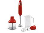 SMEG HBF03RDEU - Staafmixer - Rood - 700W - Met accessoires, Verzenden, Zo goed als nieuw