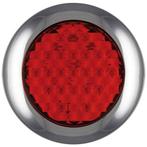 LED rem/achterlicht met chromen rand  | 12-24v | 0,15m. kabe, Verzenden, Nieuw