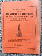 Vorstelijke graftomben in Delft, Boeken, Verzenden, 20e eeuw of later, Gelezen