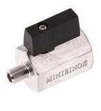Buiten x Binnendraad G 1/8 inch 2-Weg Rvs Mini-Kogelkraan 25, Doe-het-zelf en Verbouw, Overige Doe-het-zelf en Verbouw, Verzenden