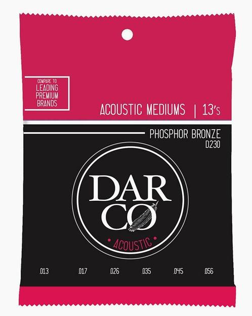 Darco D230 akoestische gitaarsnaren fosfor/bronze .013, Muziek en Instrumenten, Instrumenten | Toebehoren, Verzenden